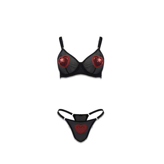 Sweetheart Sizzle Lingerie Set