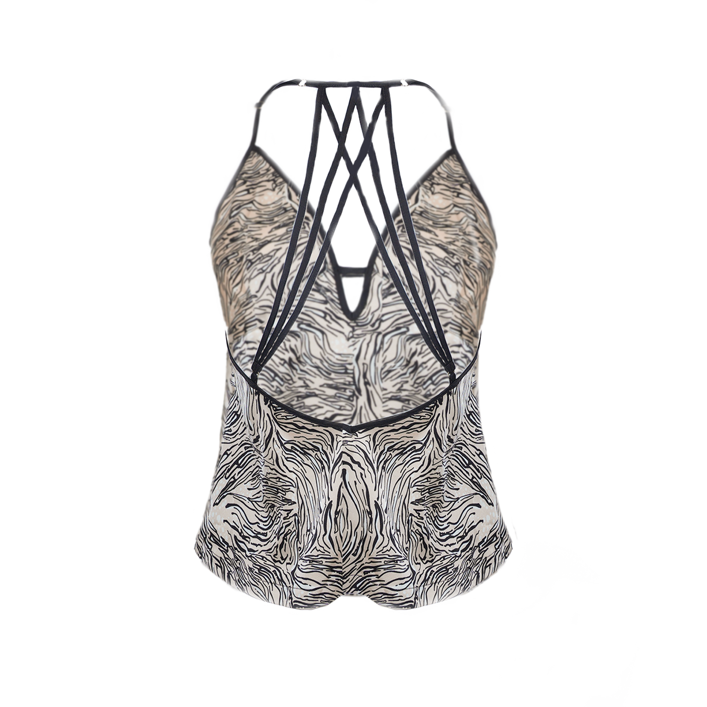 Satin Strappy-Back Cami