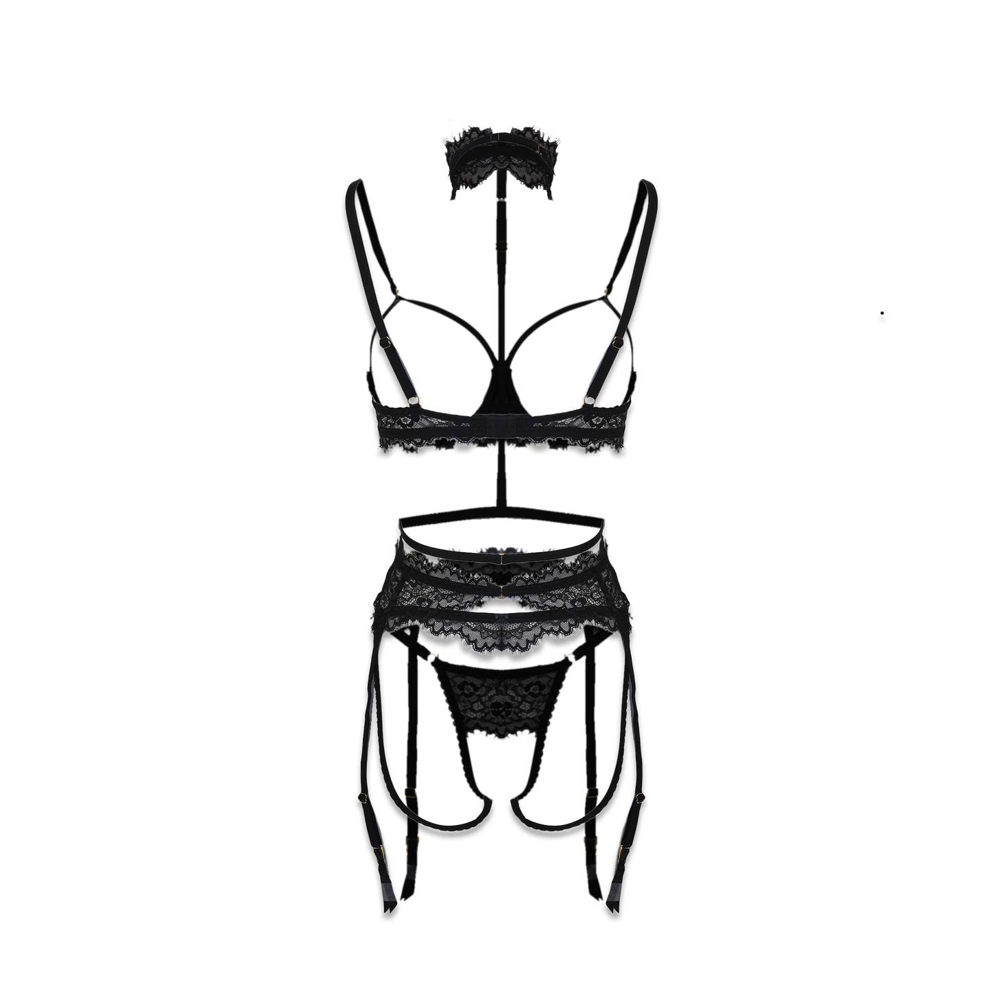 Lace Allure Choker Set