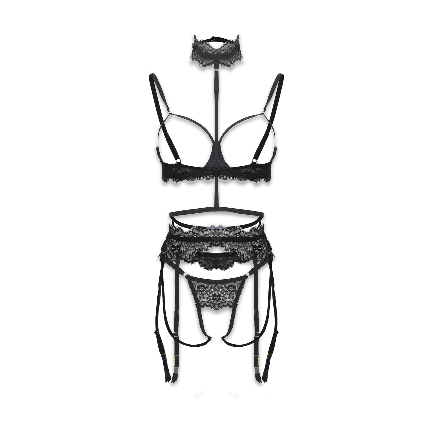 Lace Allure Choker Set