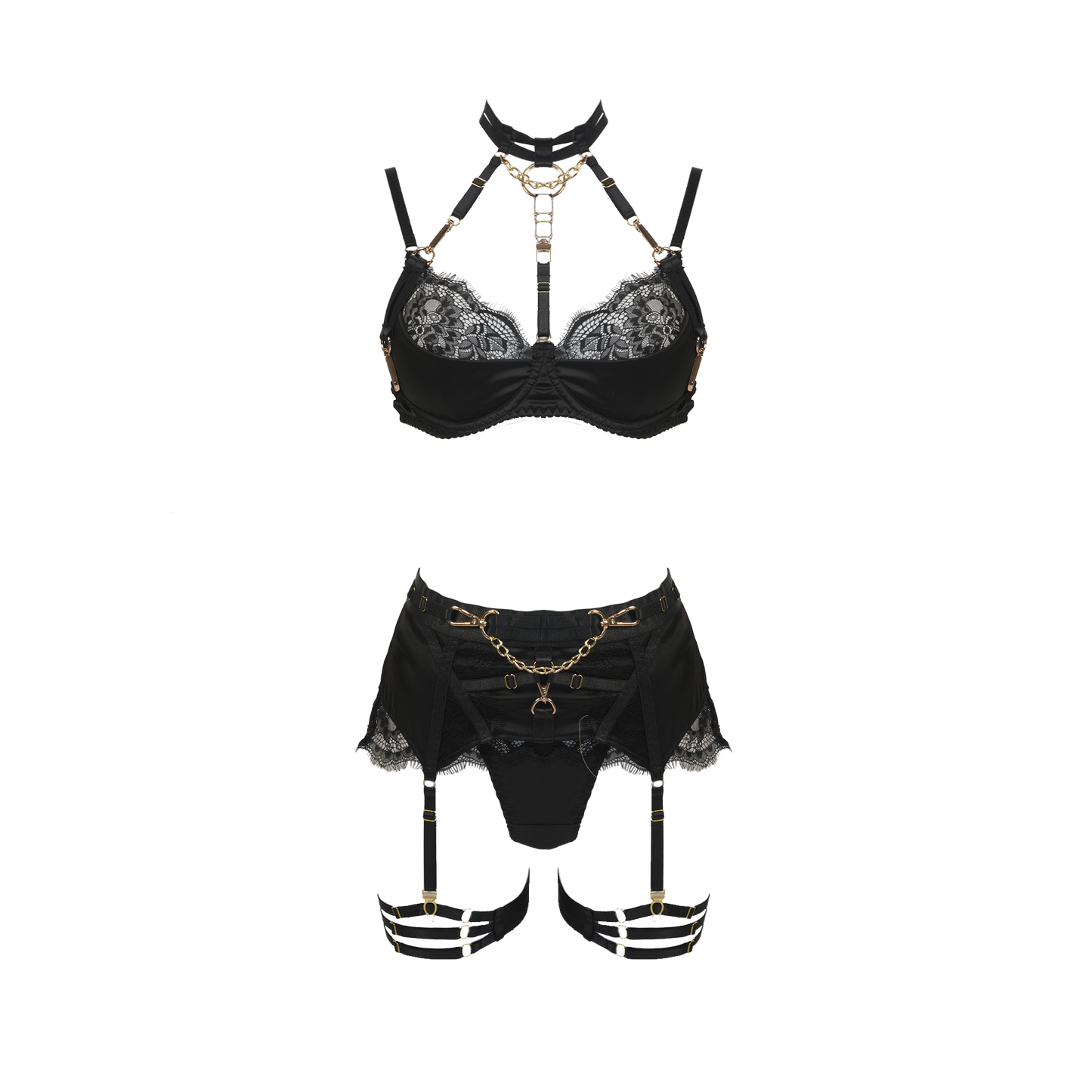 Luxe Chain Lace Set