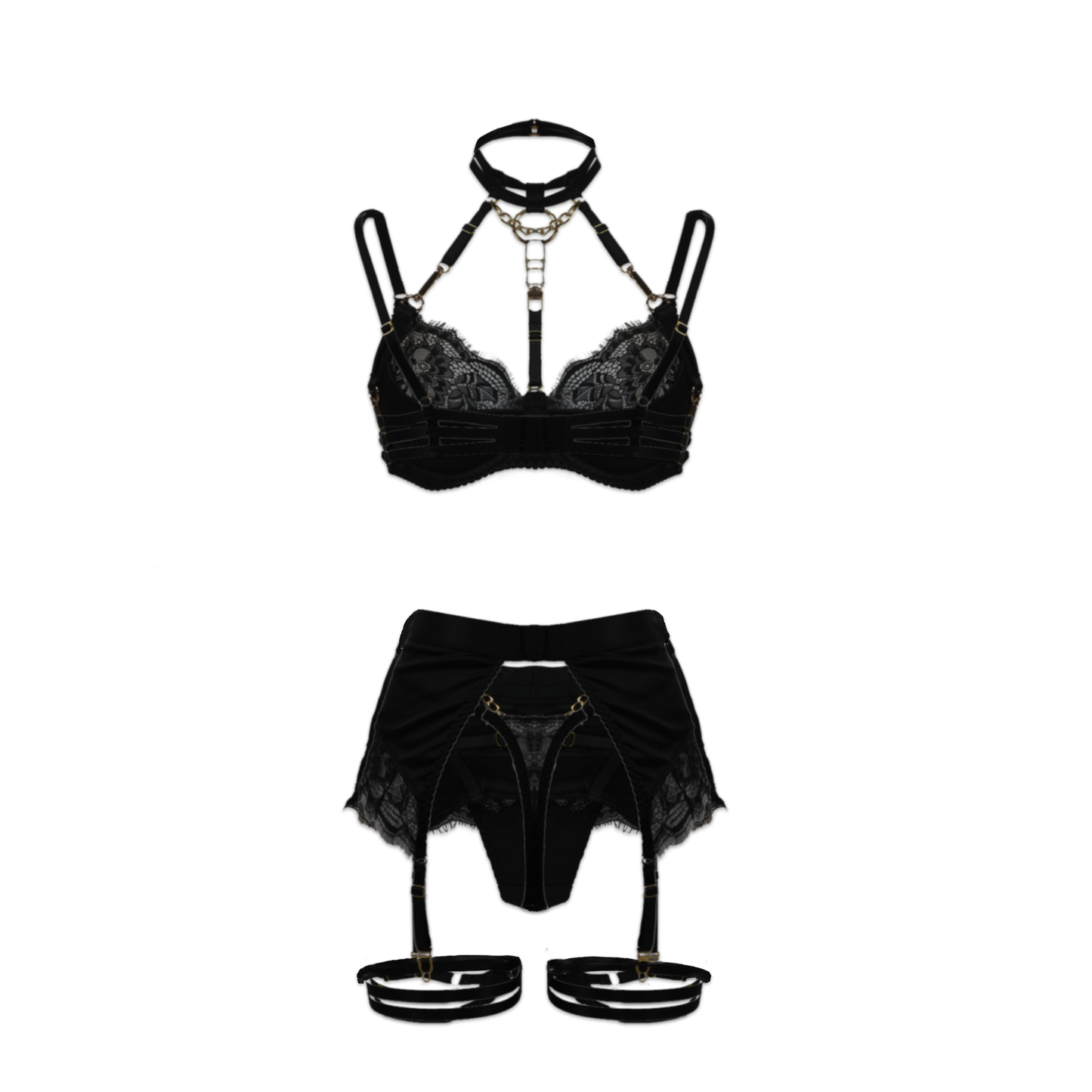 Luxe Chain Lace Set