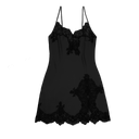 Noir Lace Caress Slip