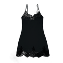 Noir Lace Caress Slip