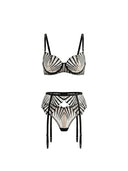 Sheer Garter Lingerie Set
