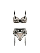 Sheer Garter Lingerie Set