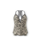 Satin Strappy-Back Cami