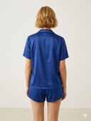 Sapphire Soft Touch Satin PJ Set